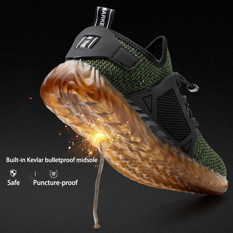 Steel Toe Mesh Work Boots Indestructible Safety Shoes