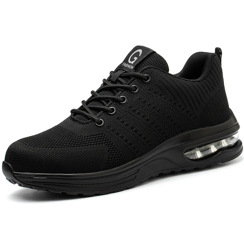 Air Cushion Work Safety Shoes Breathable Men Women