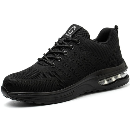 Air Cushion Work Safety Shoes Breathable Men Women