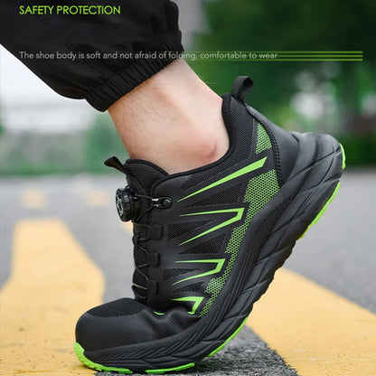 Fashion Safety Shoes Men Steel Toe Work Boots