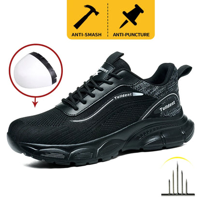 Men safety shoes indestructible boots