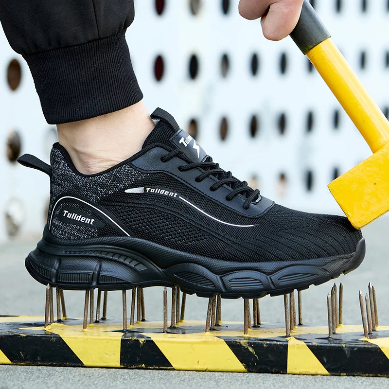 Men safety shoes indestructible boots