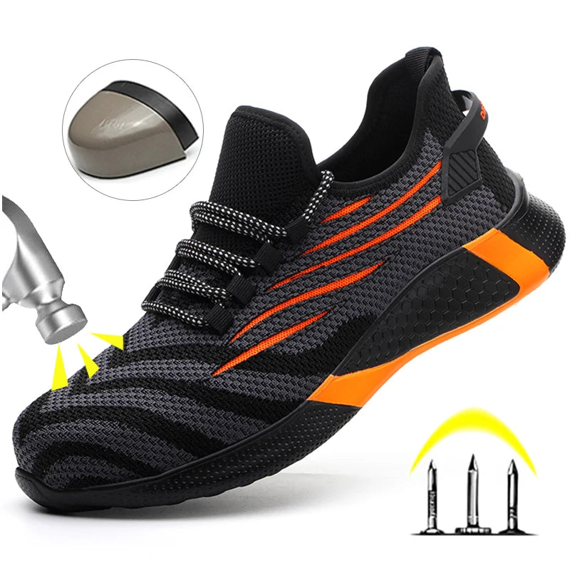 Anti-puncture Protective Shoes Lightweight Breathable Safety Boots