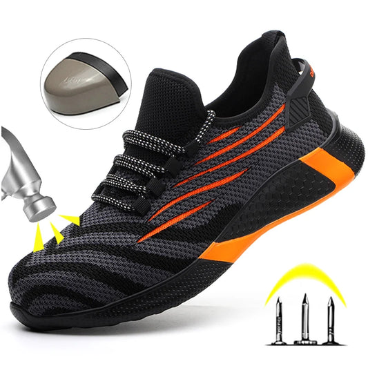 Anti-puncture Protective Shoes Lightweight Breathable Safety Boots
