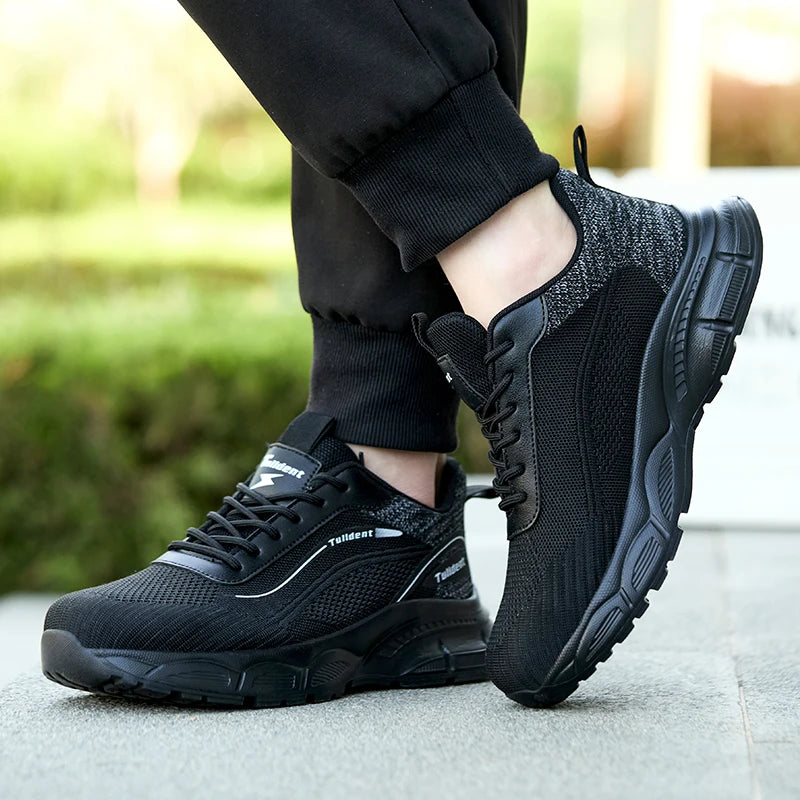 Men safety shoes indestructible boots