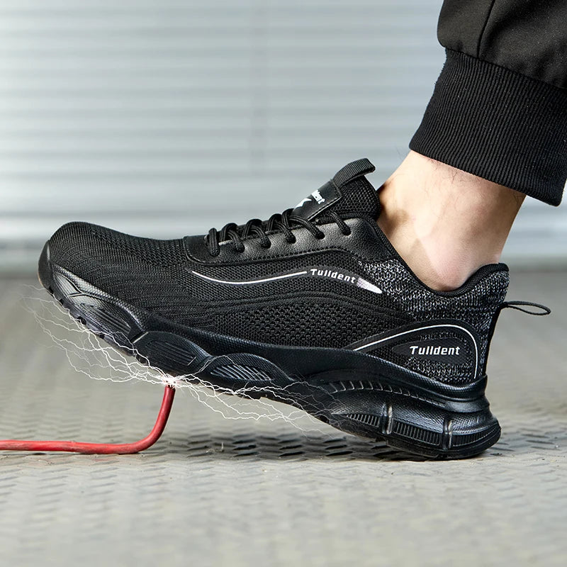 Men safety shoes indestructible boots