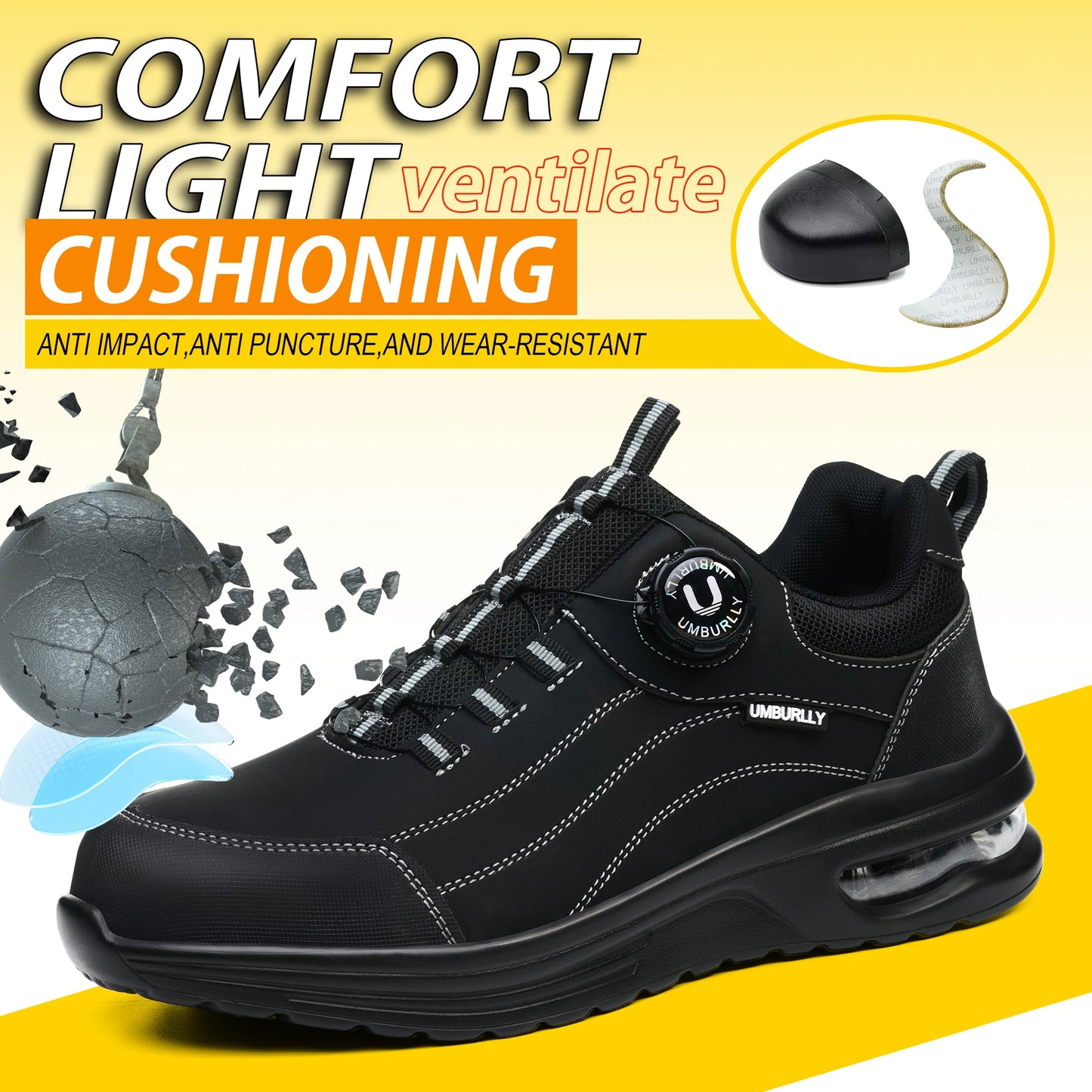 Safety Work Boots Air Cushion Shoes
