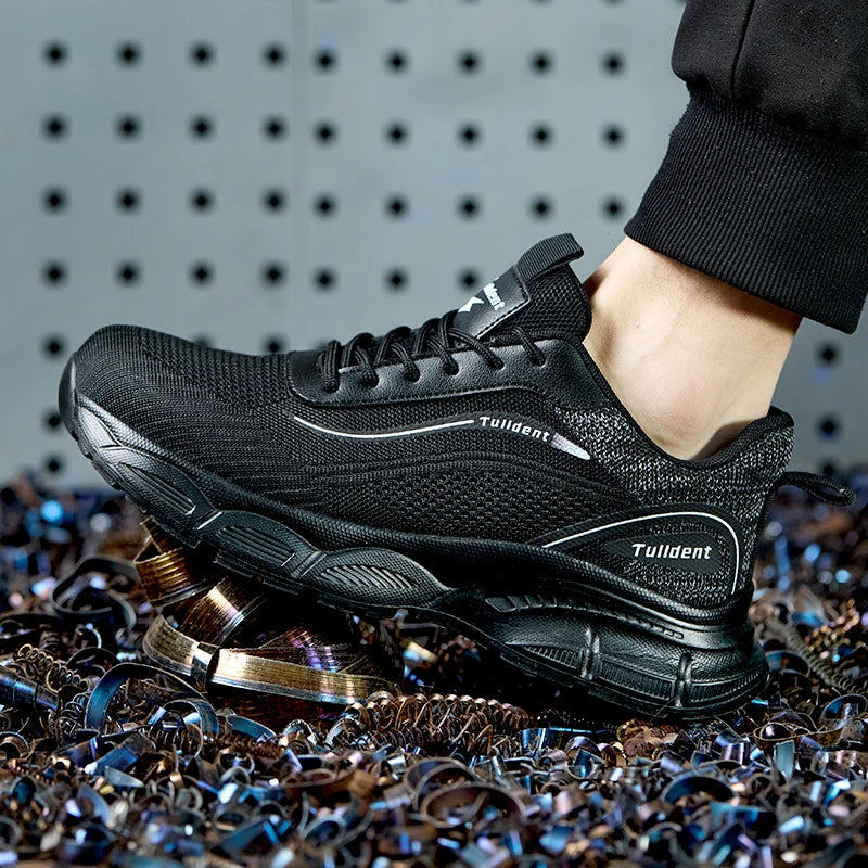 Men safety shoes indestructible boots