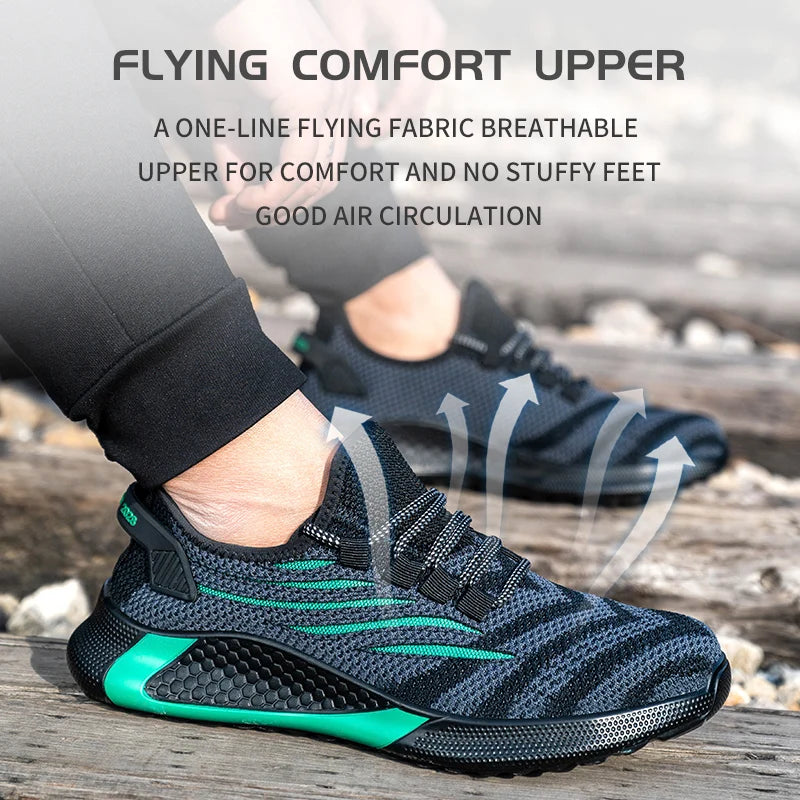Anti-puncture Protective Shoes Lightweight Breathable Safety Boots