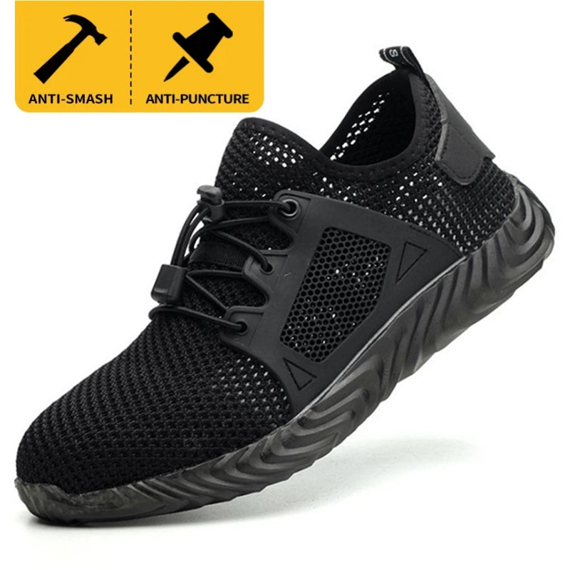 Steel Toe Mesh Work Boots Indestructible Safety Shoes