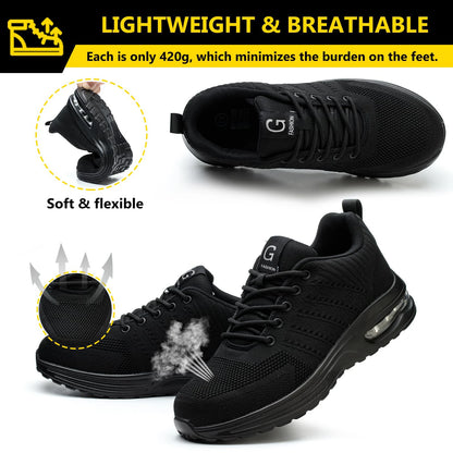Air Cushion Work Safety Shoes Breathable Men Women
